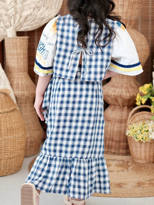 Amparo Linen Wrap Skirt