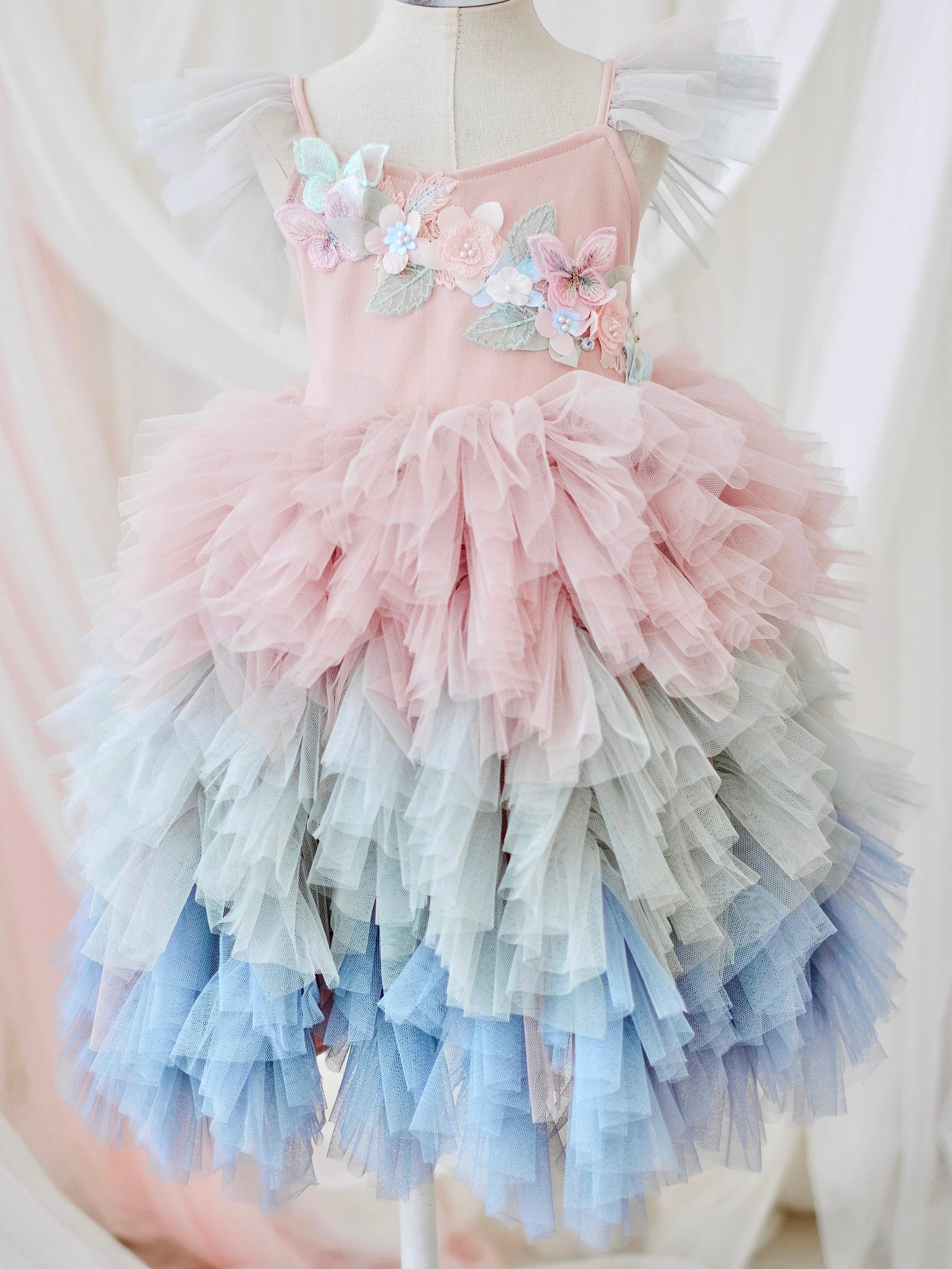 Laurette | Floral Fairy Tutu Set with Headband