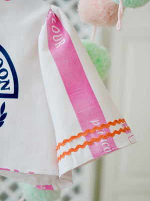 Carmelita Top | Pink and Blue