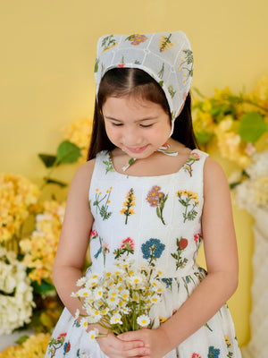 Embroidered Bandana Headwrap