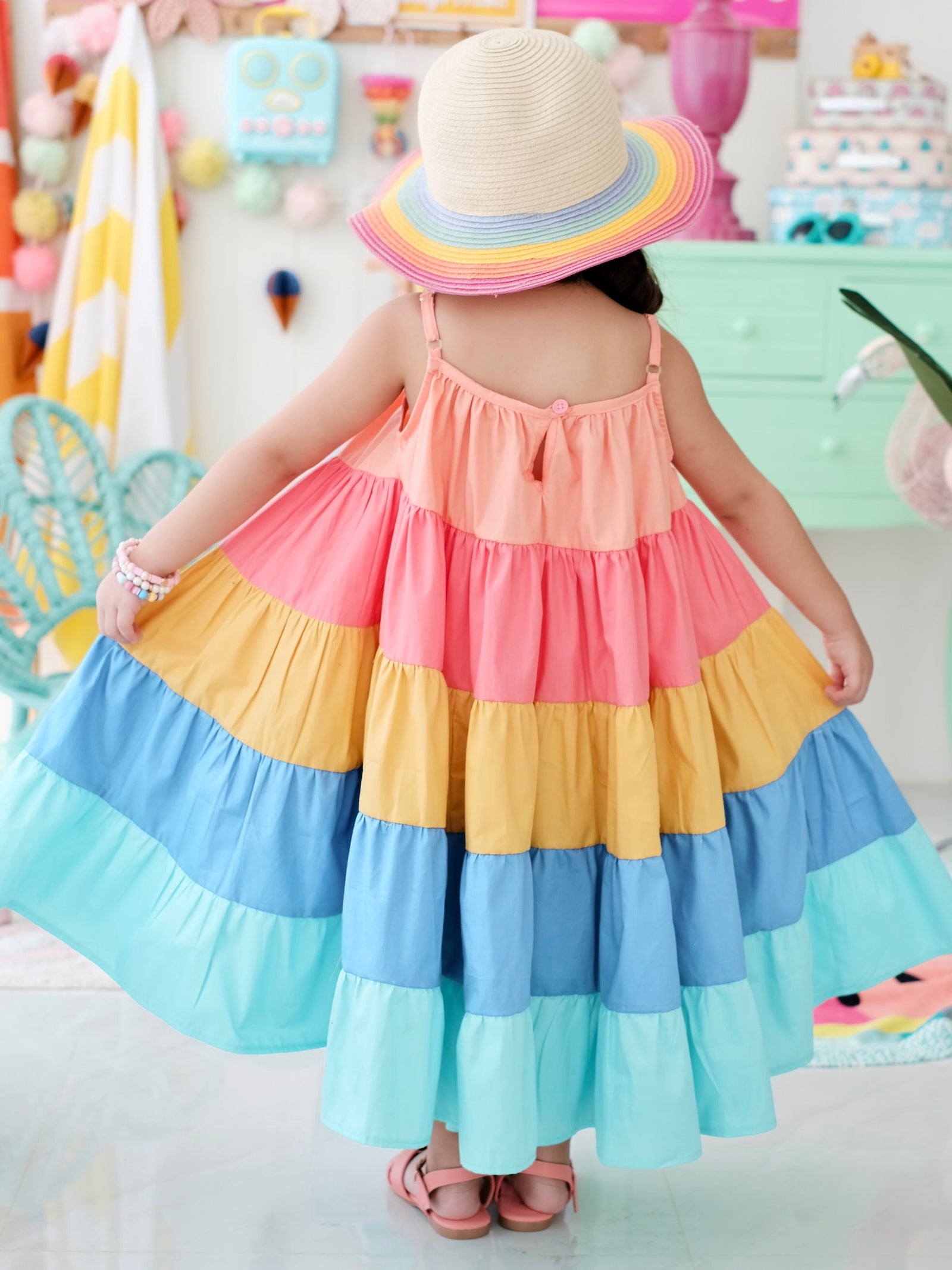 Rumi Dress | Rainbow