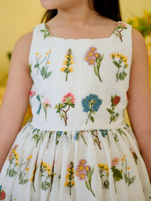 Eulalia Embroidered Dress