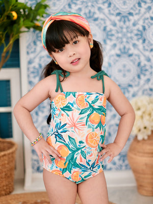 Millicent Swimmies | Orange Print