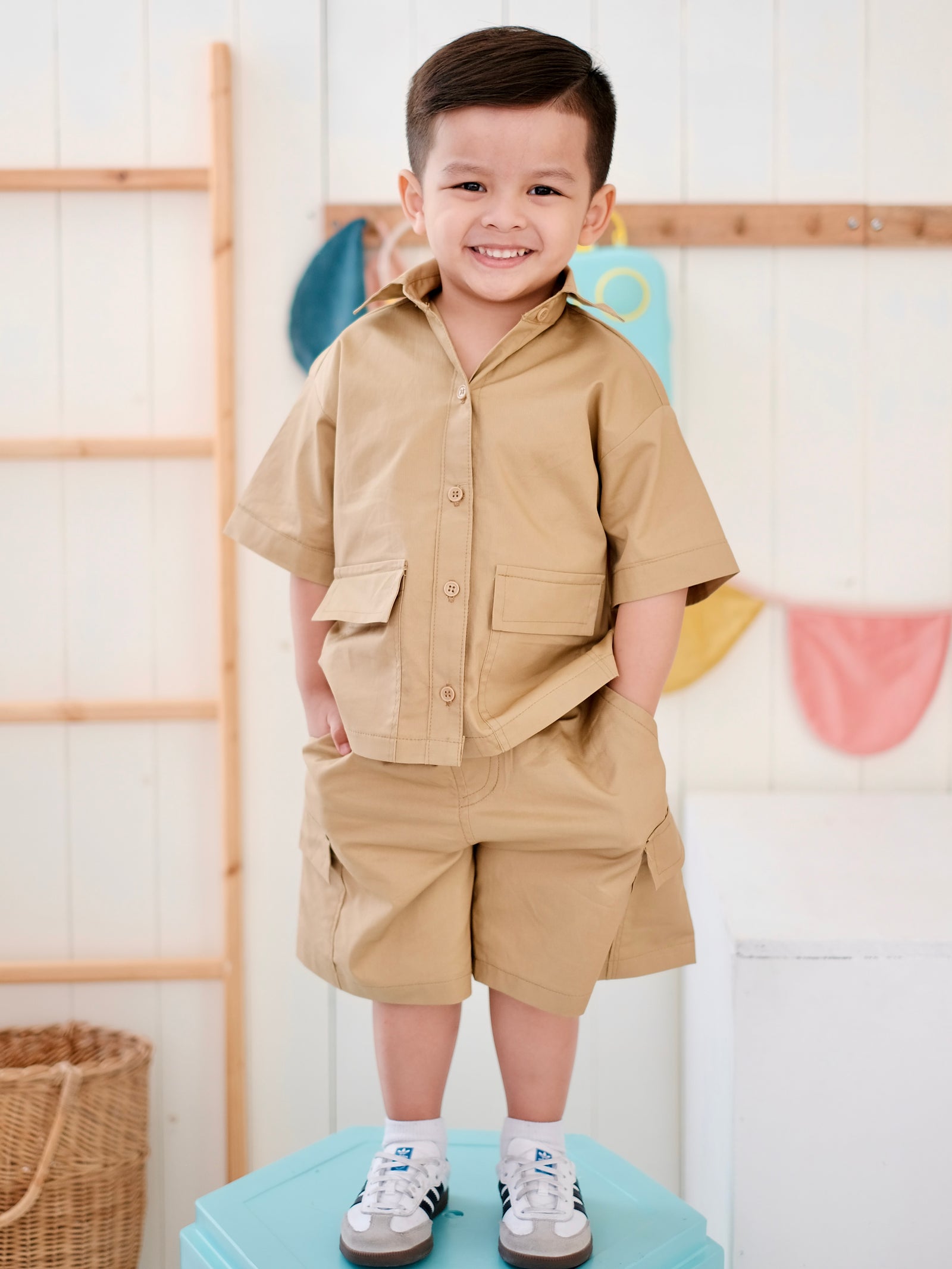 Lohan Set in Camel | Boys