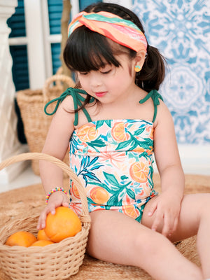 Millicent Swimmies | Orange Print