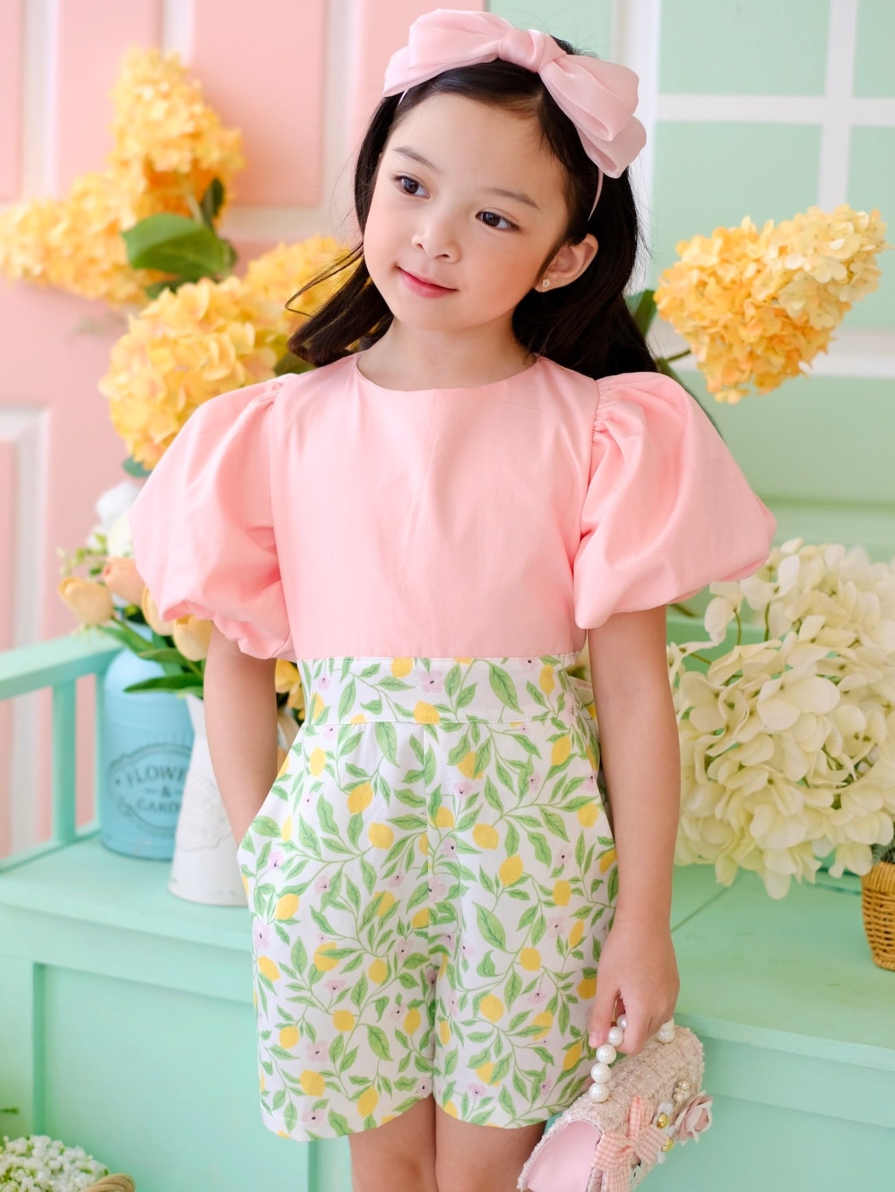 Pascalle Playsuit | Lemon