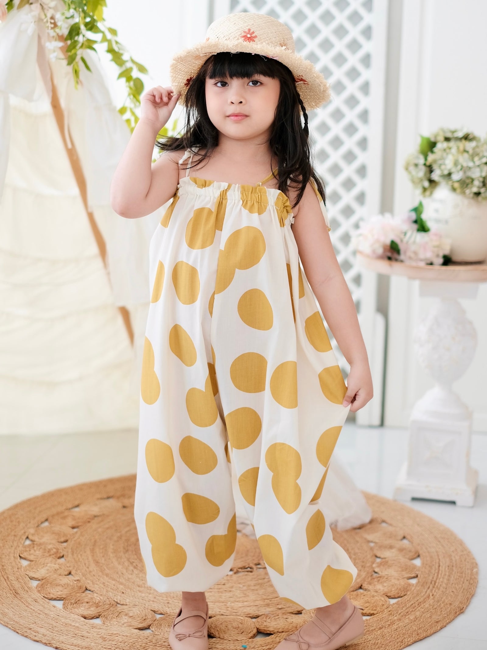 Luna Jumpsuit | Polka Dot