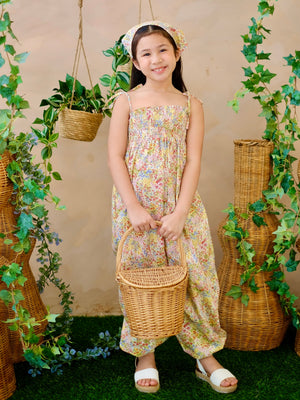 Jacoba Jumpsuit in Artist Garden Florals