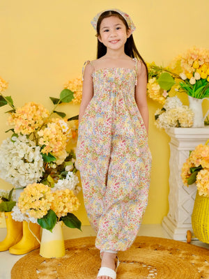 Jacoba Jumpsuit in Artist Garden Florals