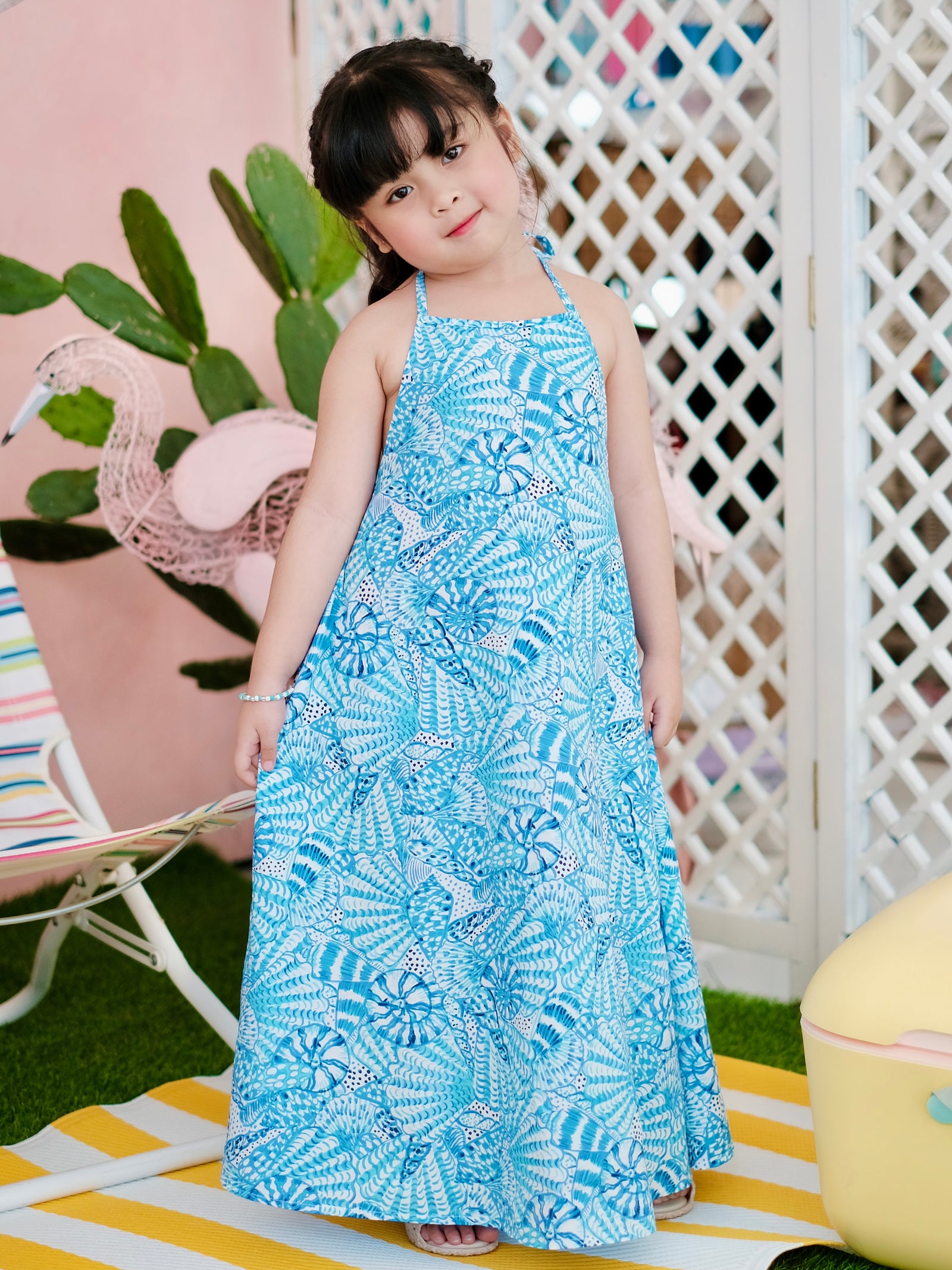 Willow Maxi Dress in Seashell