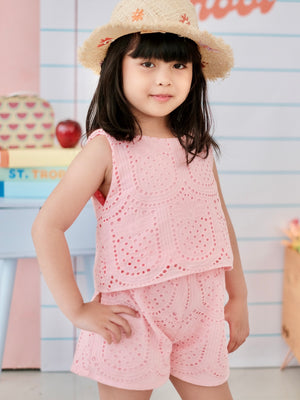 Arcata Broderie Set | Broderie Pink