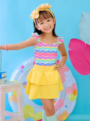 Soleil Bodysuit | Rainbow Wave