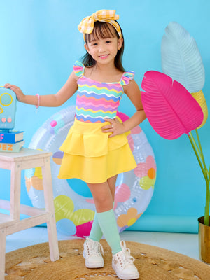 Soleil Bodysuit | Rainbow Wave