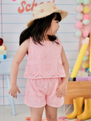 Arcata Broderie Set | Broderie Pink