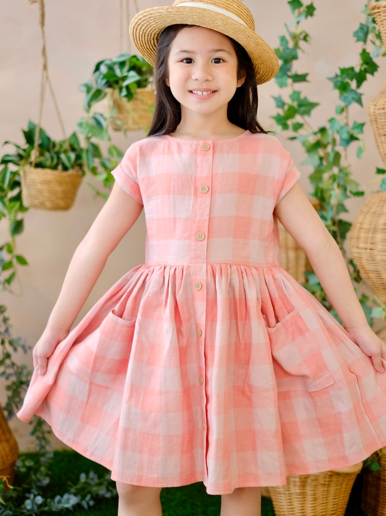 Ava Linen Dress