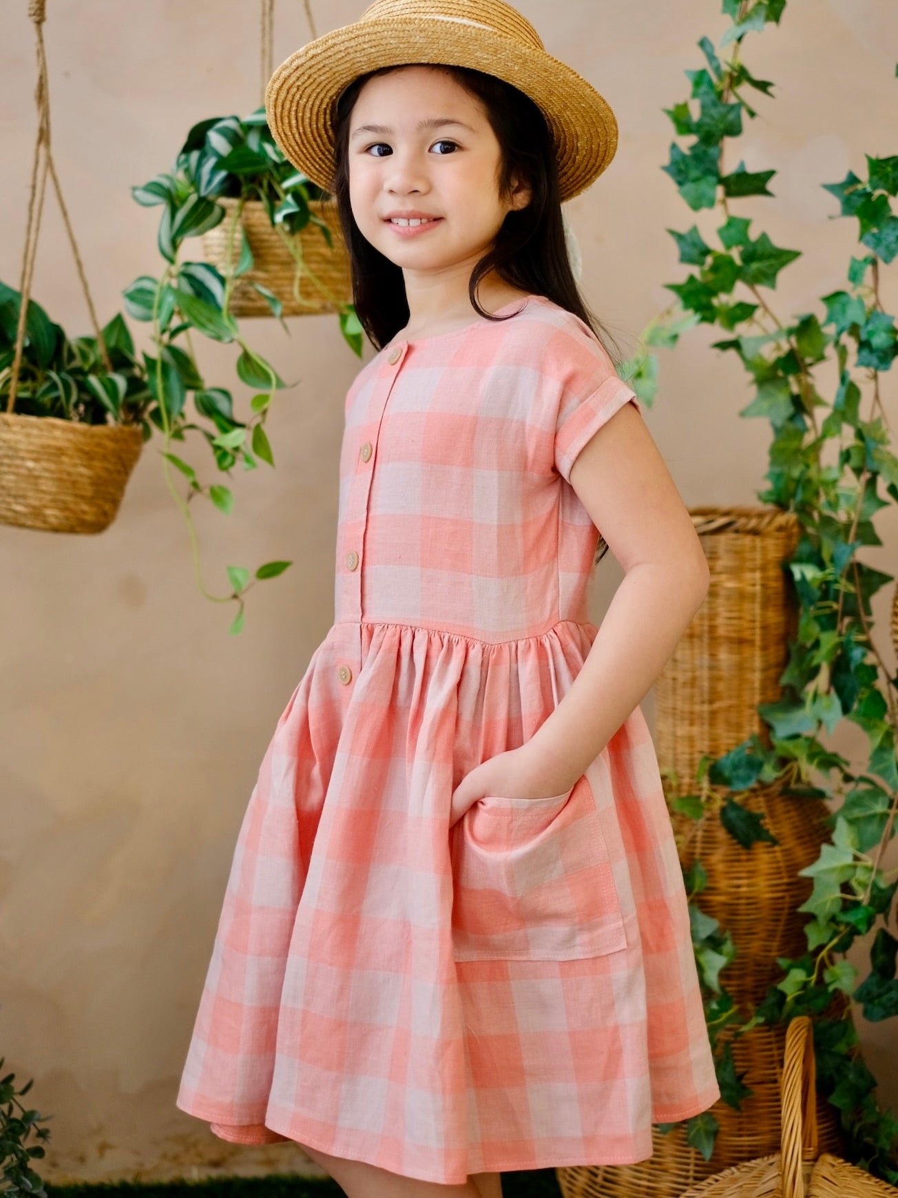 Ava Linen Dress