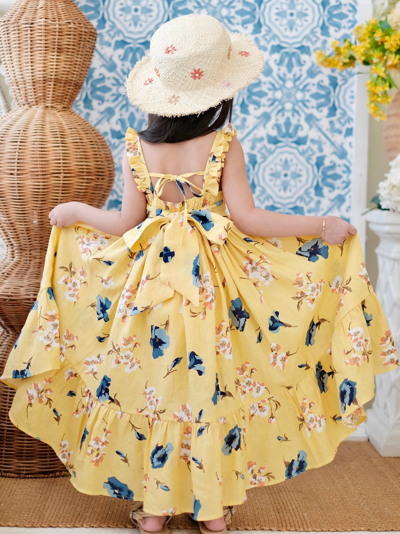 Dahlia Linen Dress