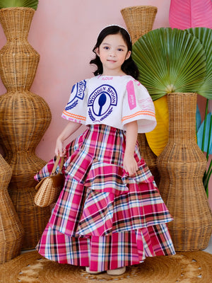 Lana Maxi Skirt | Magenta