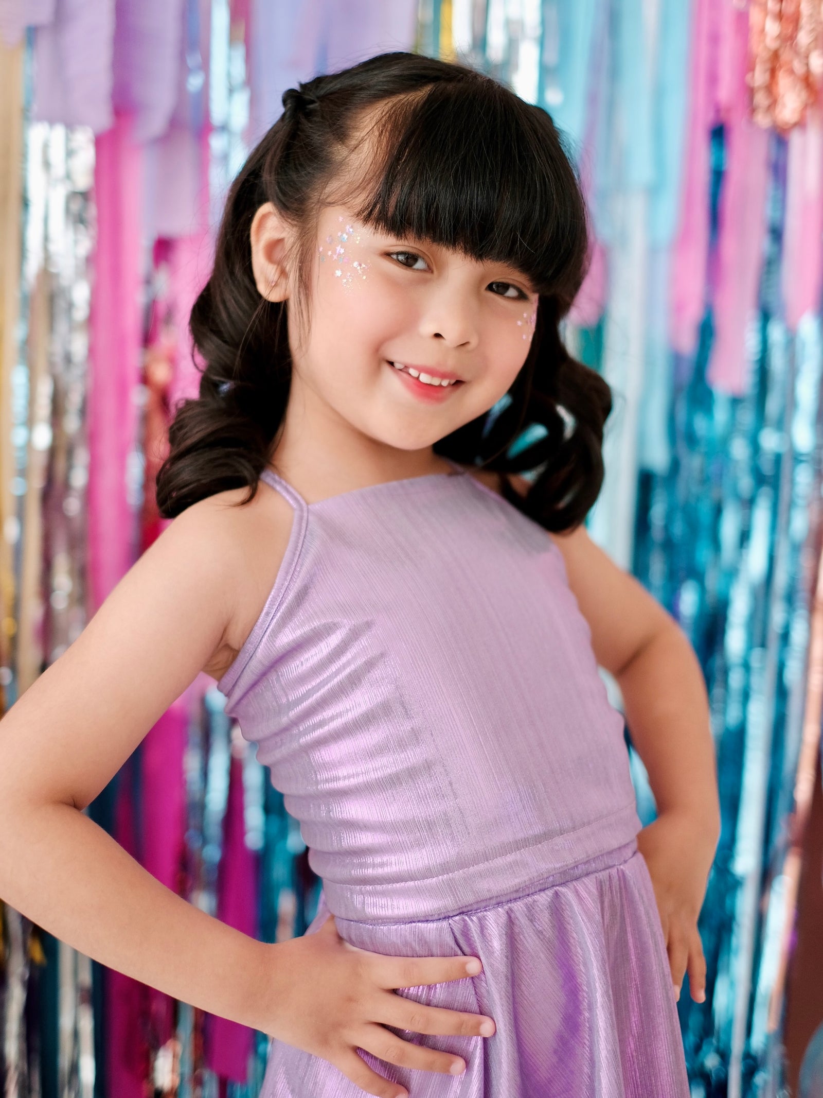 Tori Sparkle Top | Purple