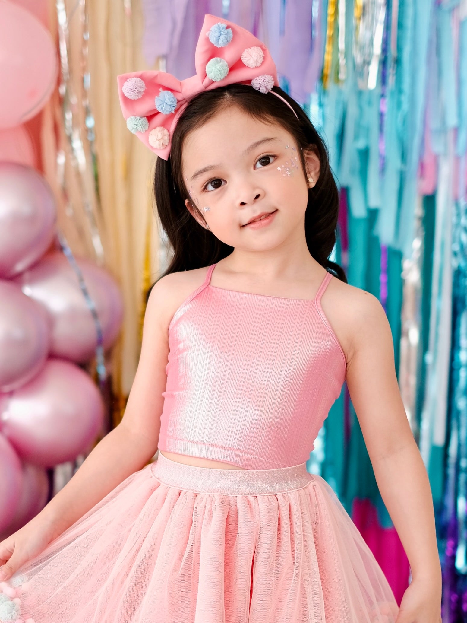 Tori Sparkle Top | Pink