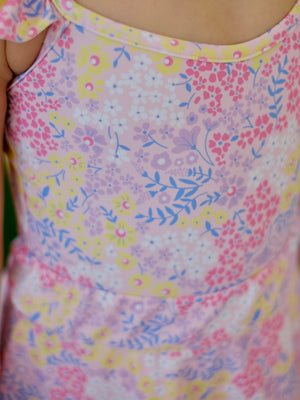 Soleil Bodysuit & Skirt Set in Pink