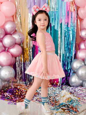 Pom Tutu Skirt and Headband Set | Pre-order