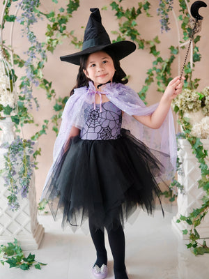Keira Tutu Dress | Black & Purple