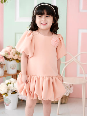 Solange Dress | Peach Fuzz