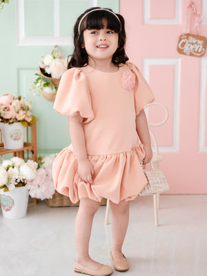 Solange Dress | Peach Fuzz