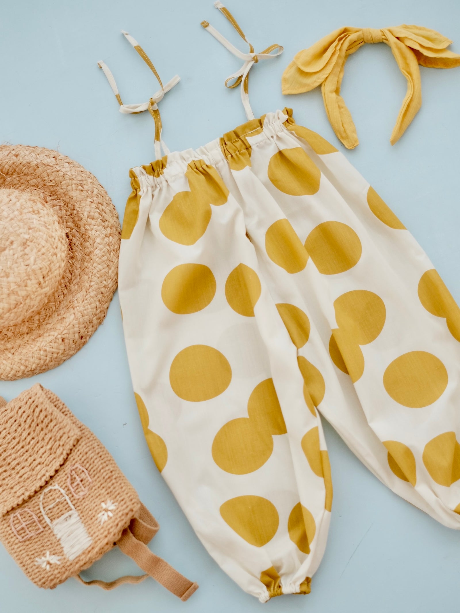 Luna Polka Dot Jumpsuit | Tiny Threads