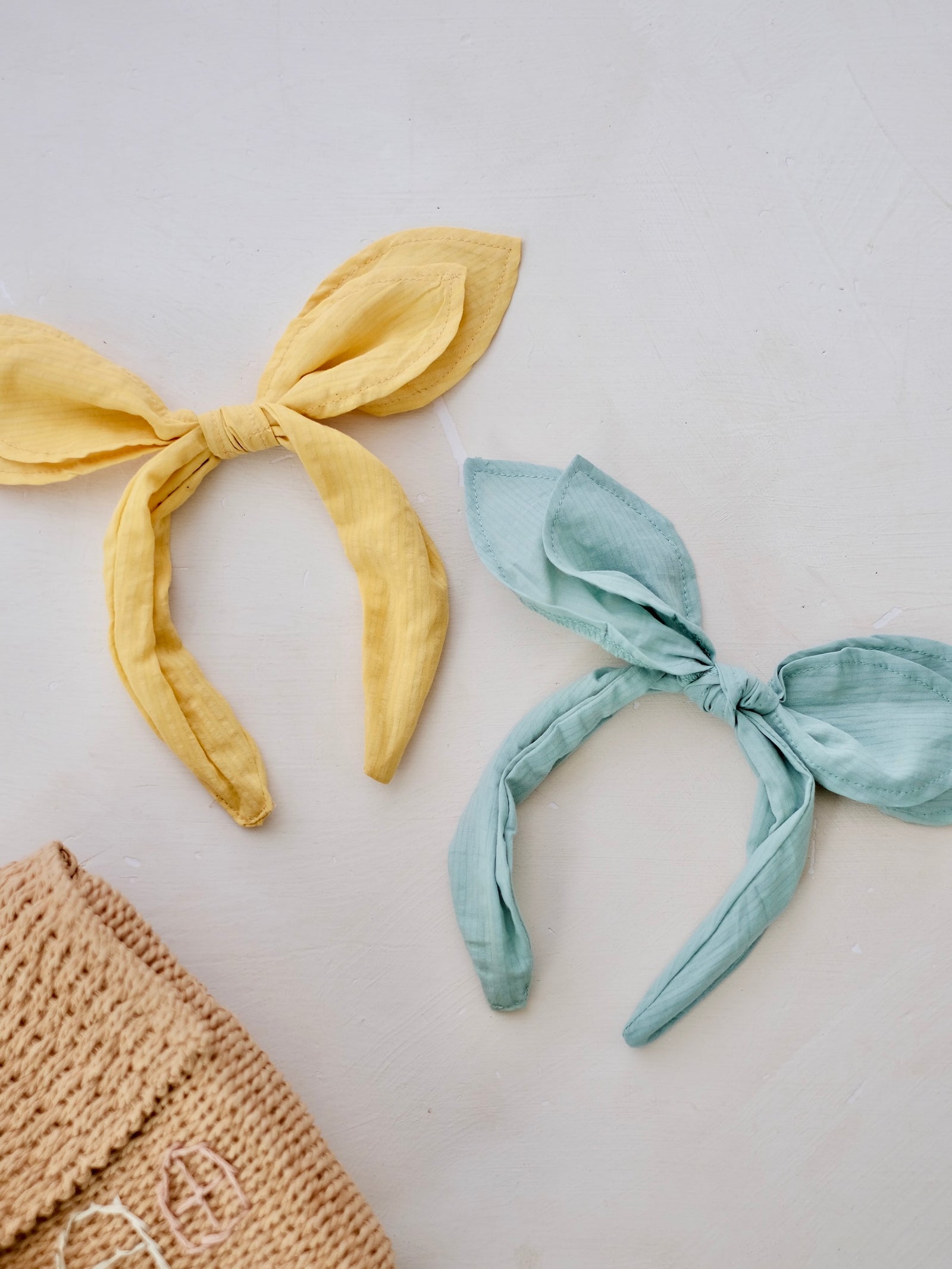 Cotton Bow Headband | Solid Color