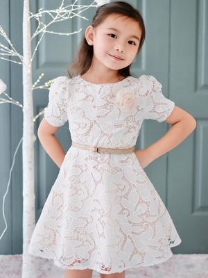 Sloane Dress | Set with Floral Brooch