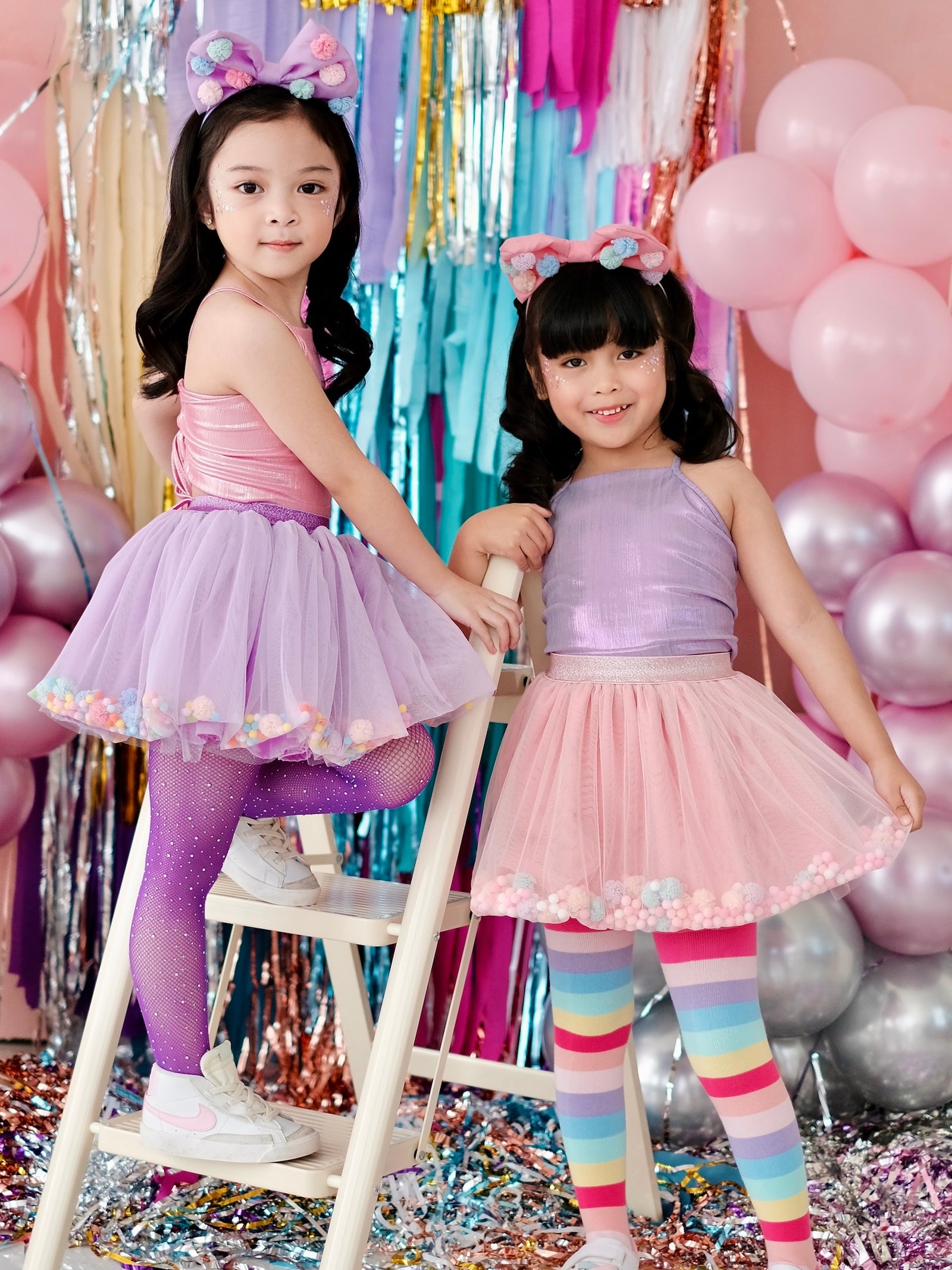 Pom Tutu Skirt and Headband Set | Pre-order