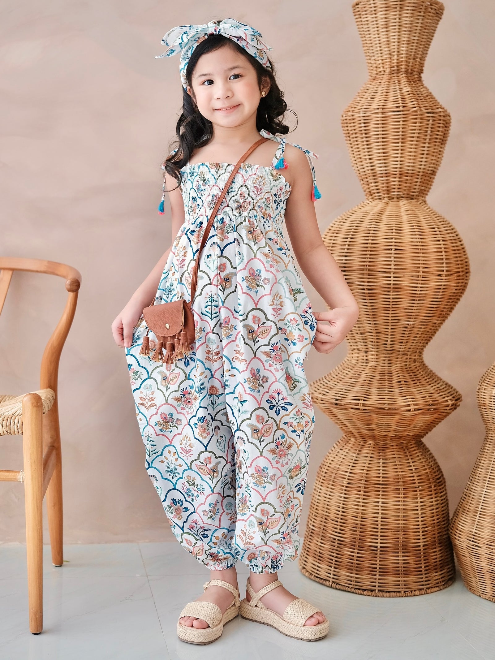 Jacoba Jumpsuit | Floral Paisley