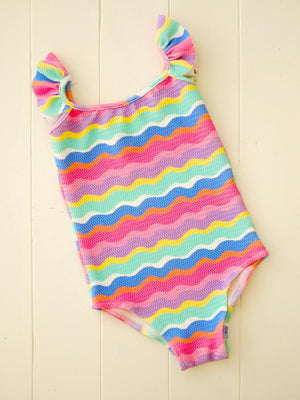 Soleil Bodysuit | Rainbow Wave