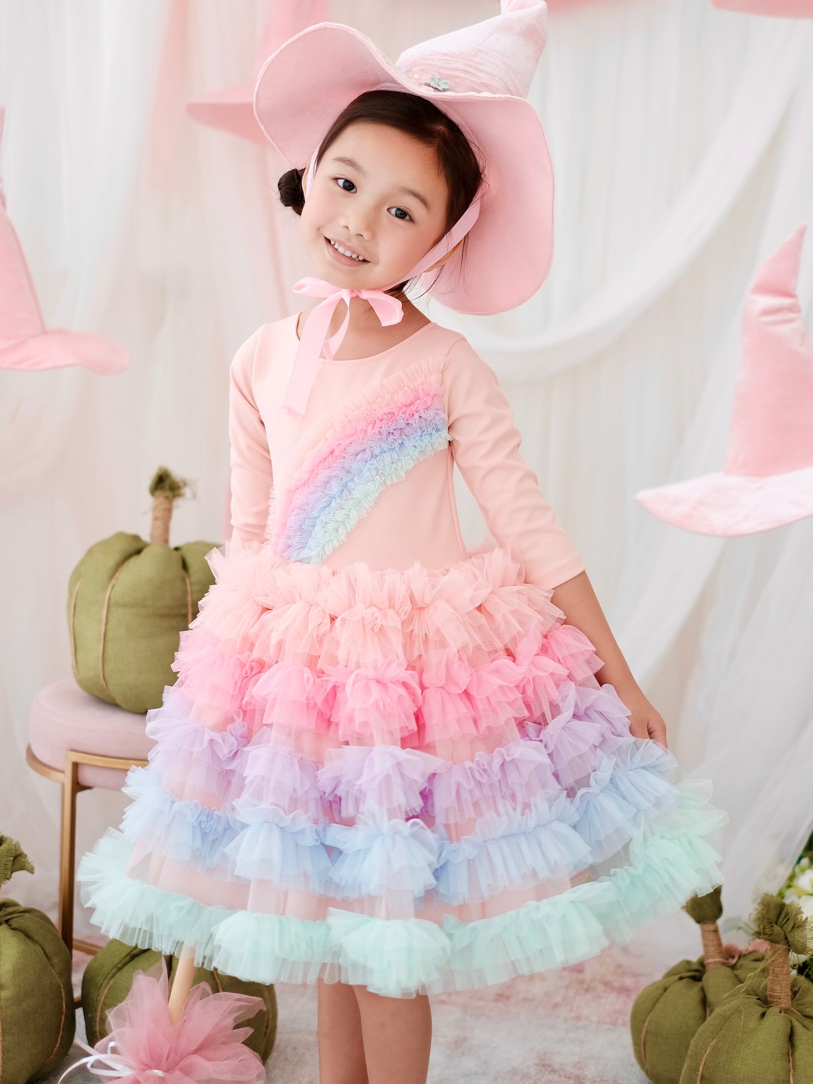 Milana Tutu Dress | Rainbow in Size 2
