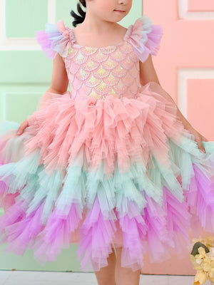 Laurette Mermaid Dress | Pink