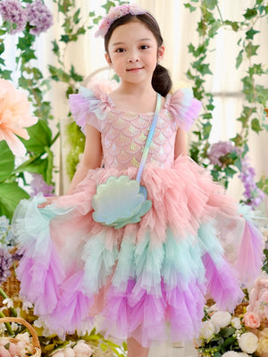 Laurette Mermaid Dress | Pink