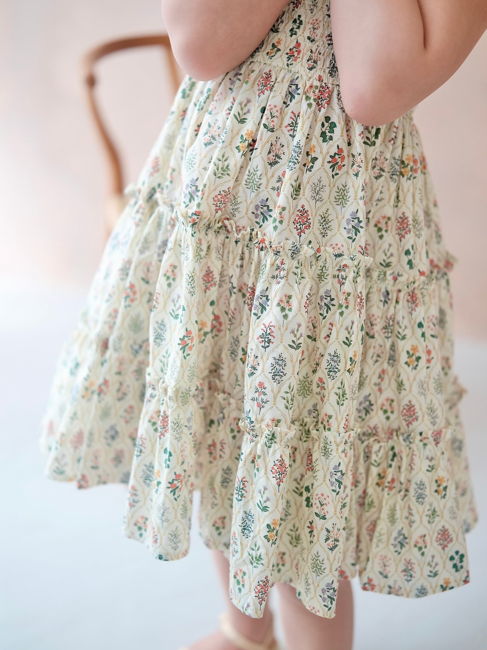 Amina Dress | Floral Mosaic