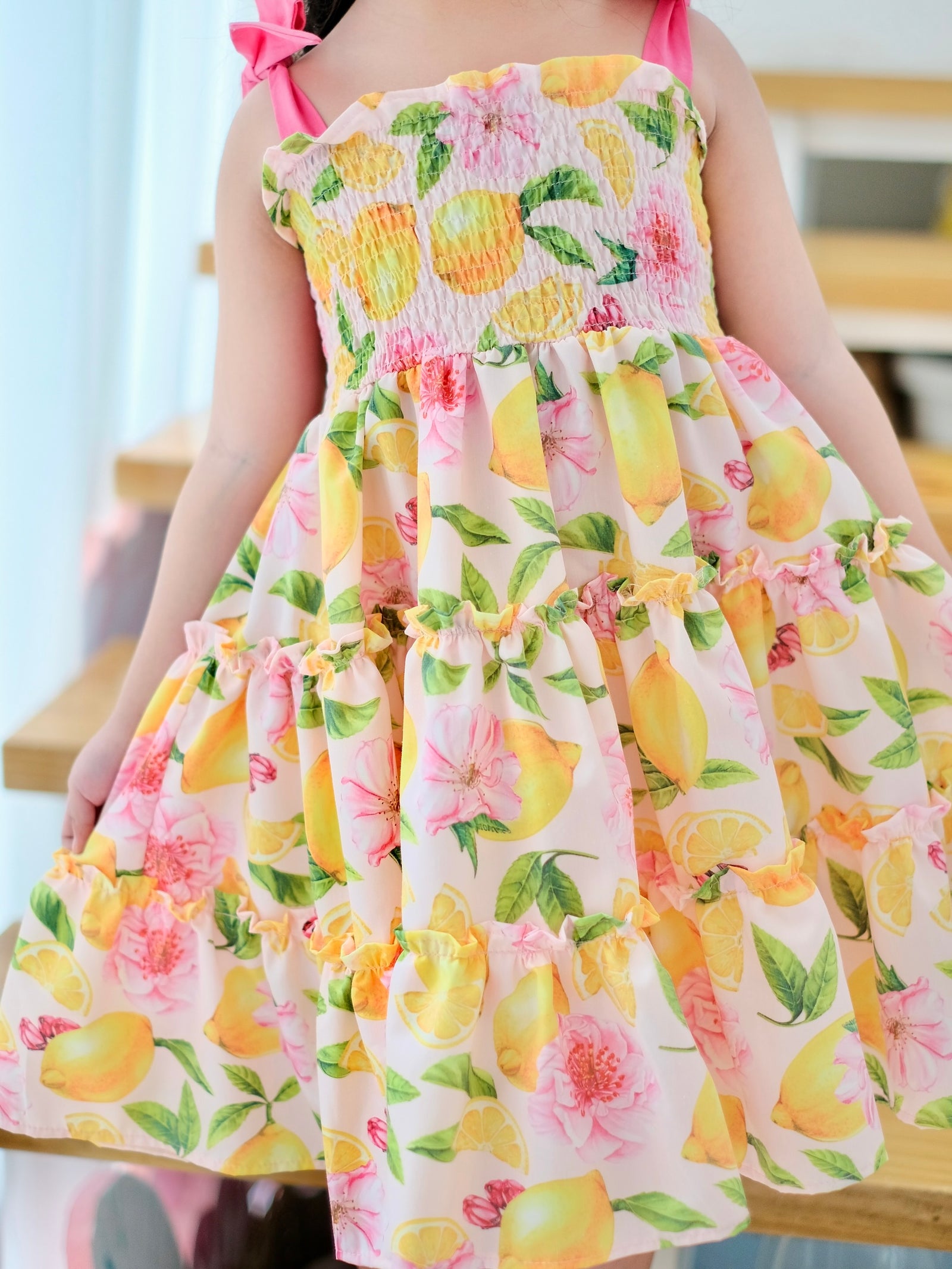 Eden Mini Dress | Lemon Print