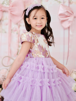 Iveline Midi Tutu Dress | Purple