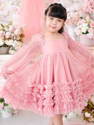 Paisley Doll Dress in Rose