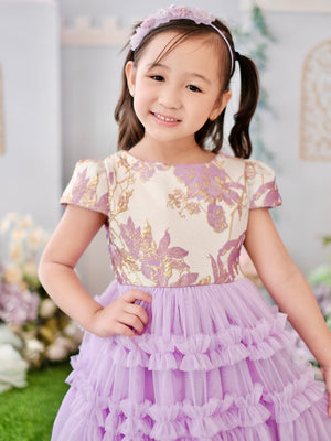 Iveline Midi Tutu Dress | Purple
