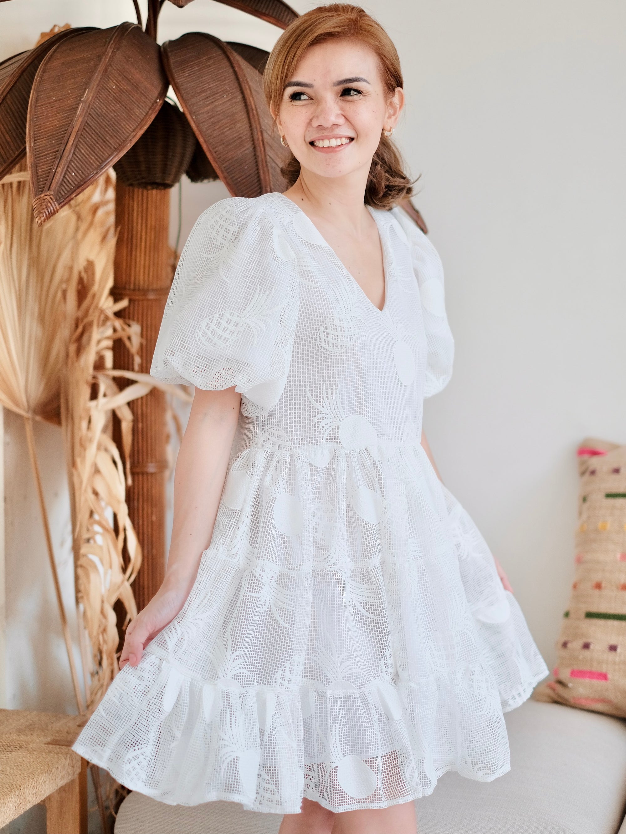 Sandrine Dress in Pineapple Lace | Women