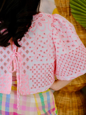 Carmelita Broderie | Pink