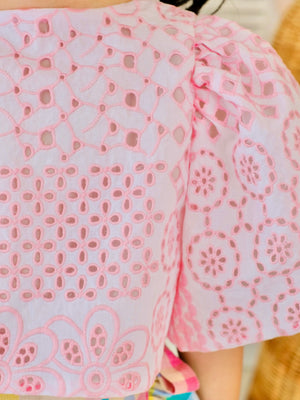Carmelita Broderie | Pink