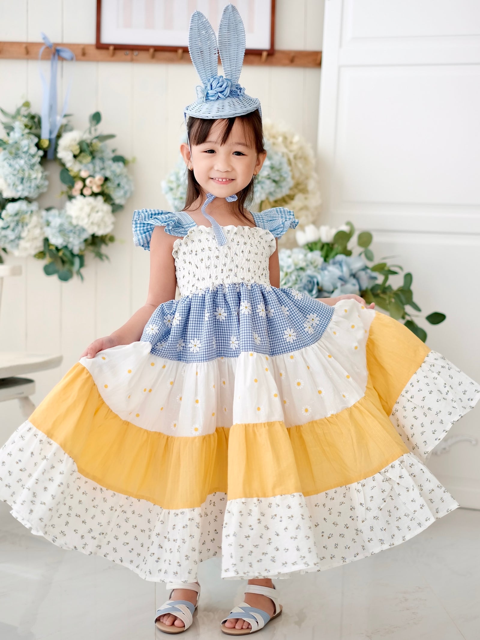 Amina Long Midi Dress