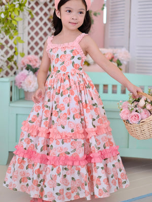 Ingrid Peach Ombre Dress