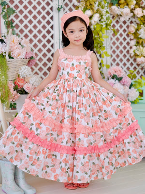 Ingrid Peach Ombre Dress