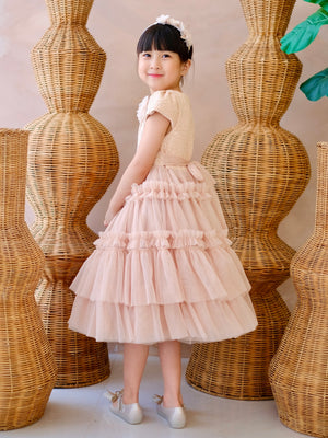 Café au Lait Floral Headband